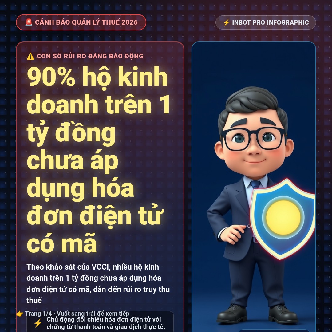 Slide 1 - Hộ Kinh Doanh Trên 1 Tỷ Đồng: Kiểm Soát Hóa Đơn Đầu Vào Trước Khi Chốt Sổ 2026